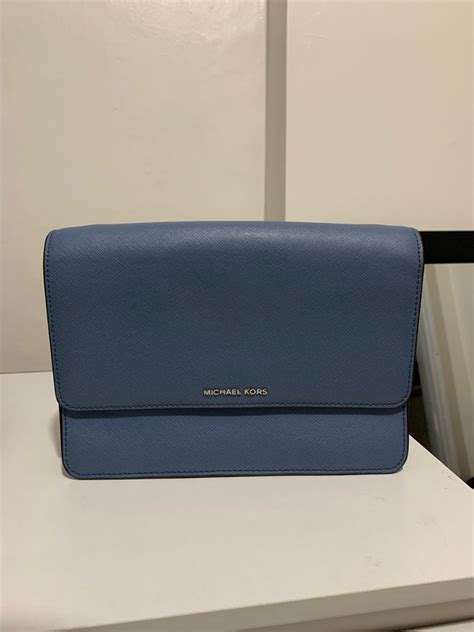 michael kors daniela wallet blue